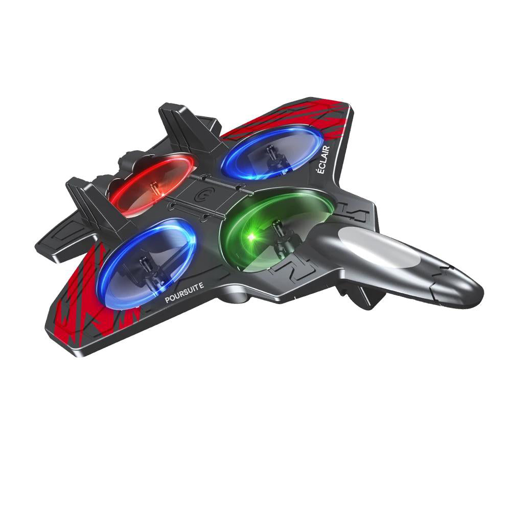 Avion de Chasse Télécommandé Acrobatique avec LED