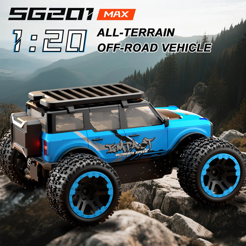 Monster Truck Télécommandé 1:20 4x4 - 55km/h Brushless LED