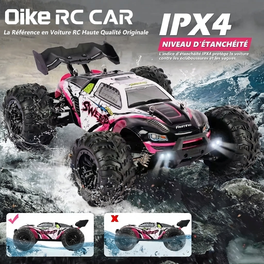 Voiture Télécommandée Tout Terrain 4x4 1:16 - 80km/h Brushless