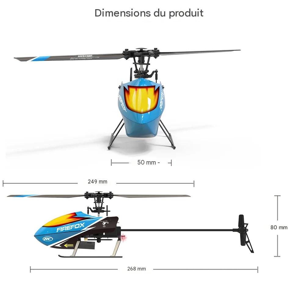 Hélicoptère Télécommandé Stabilisé pour Débutant