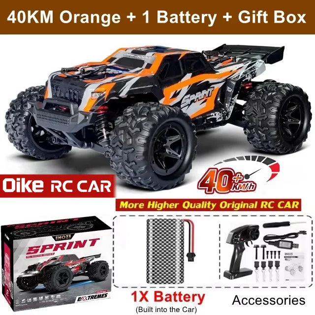 Monster Truck Télécommandé Tout Terrain 4x4 - 40km/h 2.4G