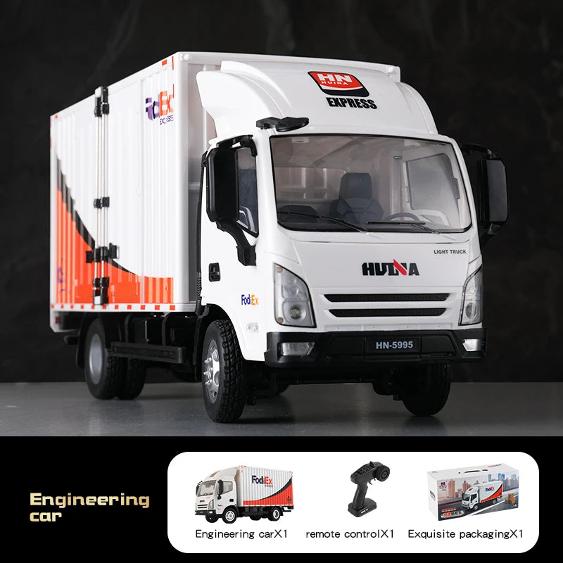 Camion Télécommandé de Livraison 1:18 avec Lumières