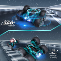 Voiture Télécommandée Acrobatique 360° avec Éclairage LED
