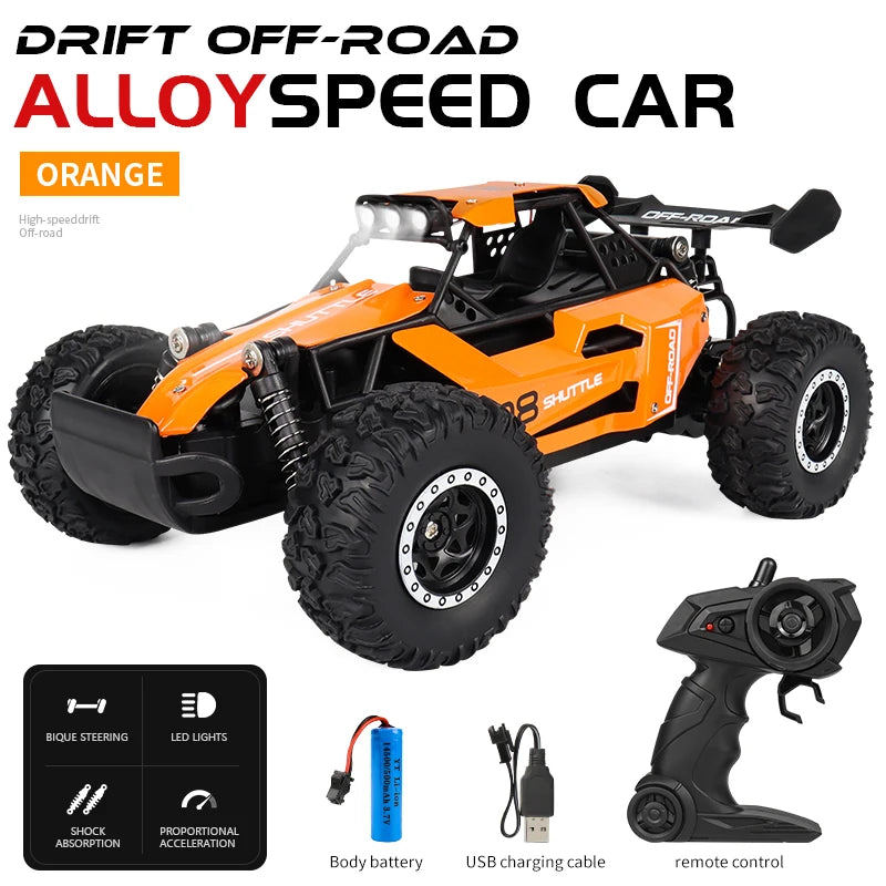 Voiture Télécommandée Tout Terrain avec Éclairage LED