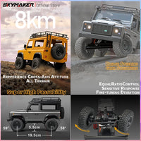 4x4 Télécommandé Crawler Tout Terrain 1:12