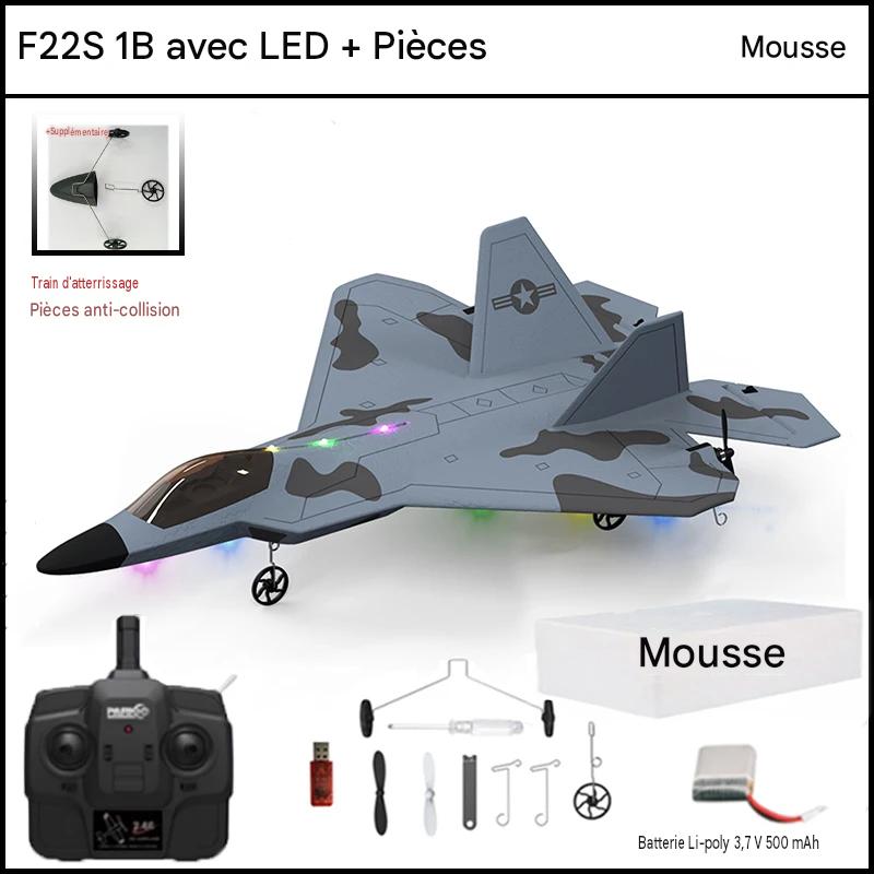 Avion Télécommandé de Chasse avec Gyroscope et LED