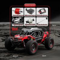 Buggy Télécommandé Tout Terrain 1:16 4x4 - 50km/h avec LED