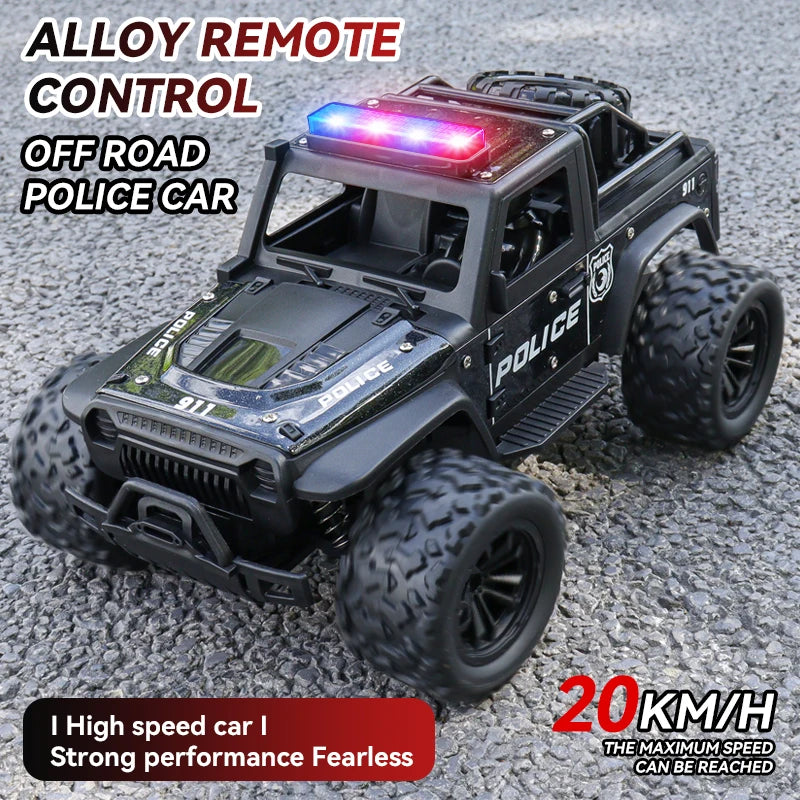 4x4 Télécommandé de Police 1:16 avec Son et LED