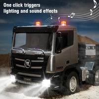 Camion Télécommandé Plateau Porte-Engins 1:24