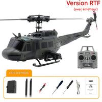 Hélicoptère Télécommandé Militaire Stabilisé