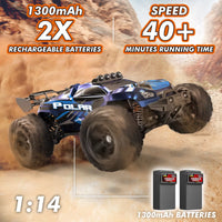 Voiture Télécommandée Tout Terrain 4x4 1:14 - 40km/h + 2 Batteries