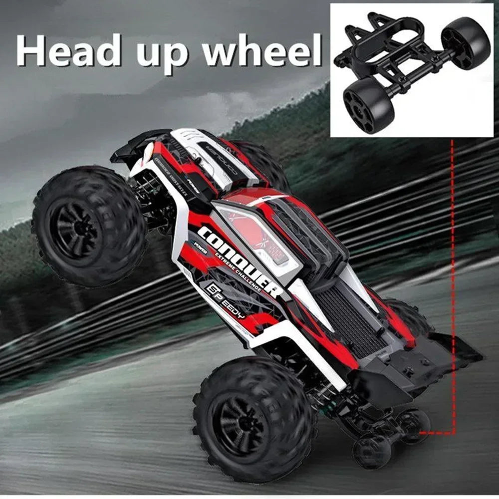 Voiture Télécommandée Monster Truck 1:16 4x4 - 50km/h avec LED