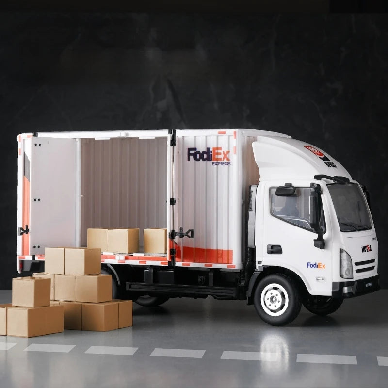 Camion Télécommandé de Livraison 1:18 avec Lumières