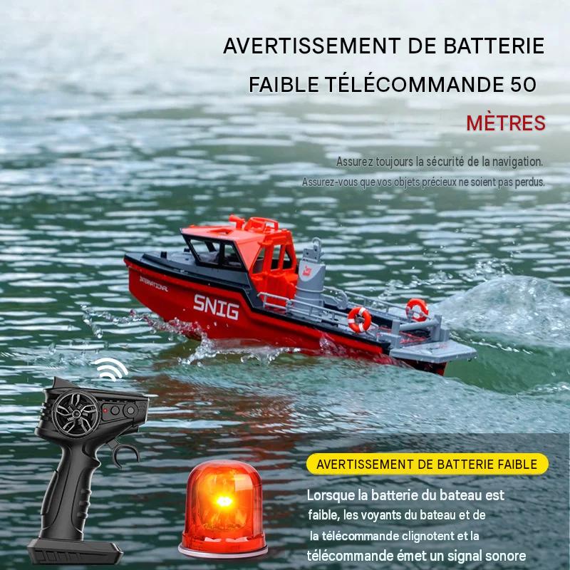Bateau Télécommandé de Sauvetage 1:32 Brushless