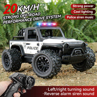 4x4 Télécommandé de Police 1:16 avec Son et LED