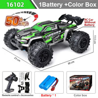 Voiture Télécommandée Monster Truck 1:16 4x4 - 50km/h avec LED