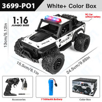 4x4 Télécommandé de Police 1:16 avec Son et LED