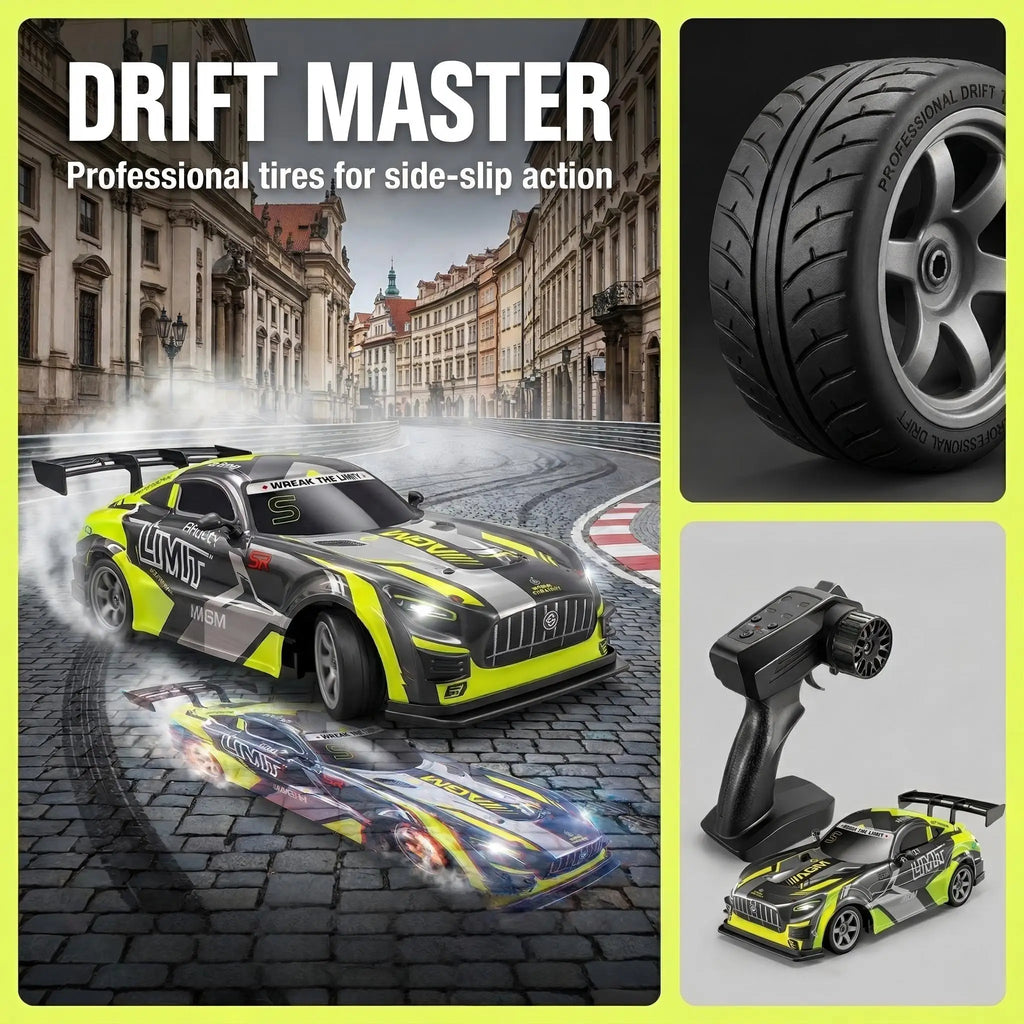 Voiture Télécommandée pour Drift avec Manette Gyroscopique