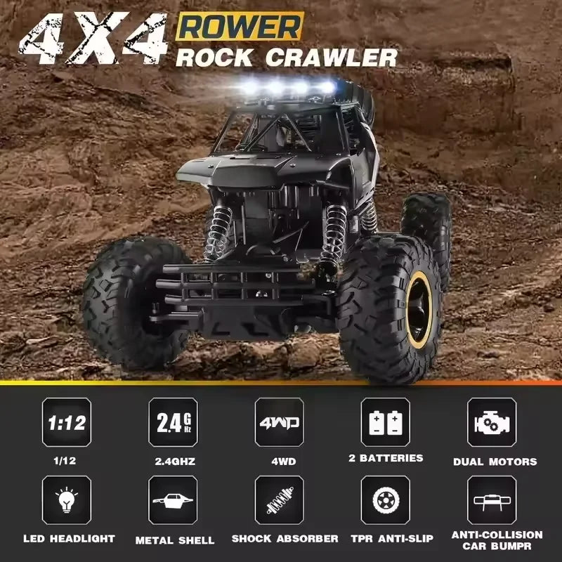 Buggy Télécommandé Tout Terrain 4x4 avec LED