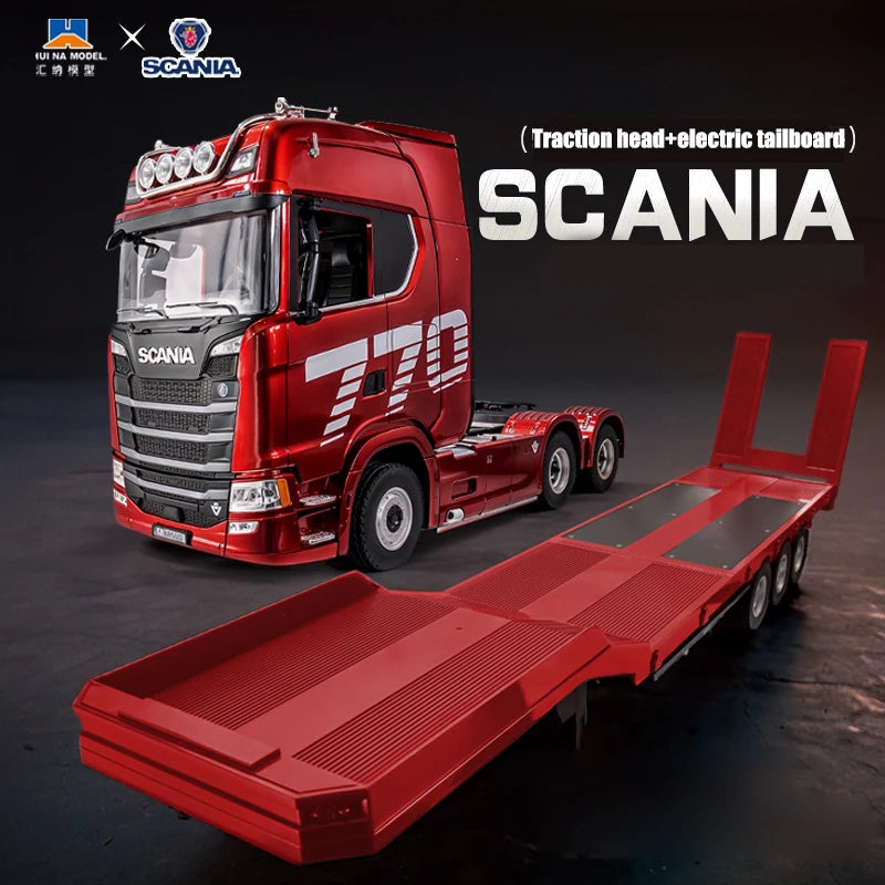 Camion Télécommandé Scania Semi-Remorque Modèle Réaliste