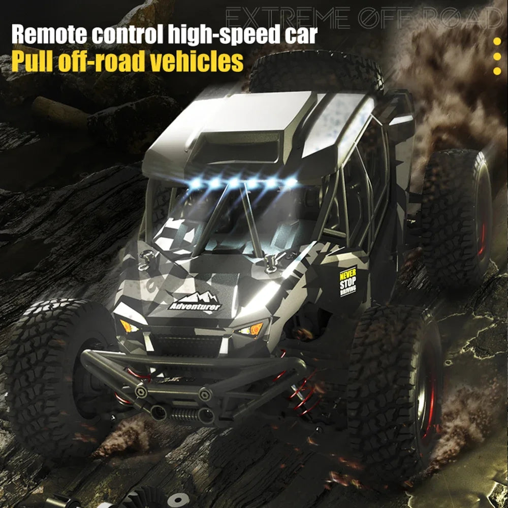 Buggy Télécommandé Tout Terrain 1:16 4x4 - 50km/h avec LED