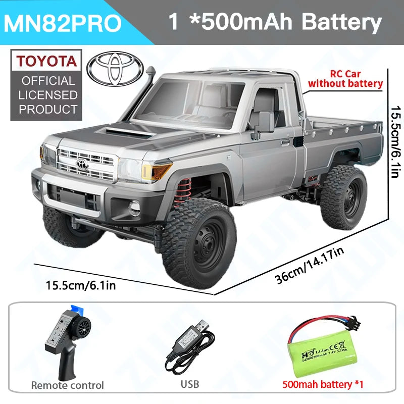 4x4 Télécommandé Pick-up Tout Terrain 1:12