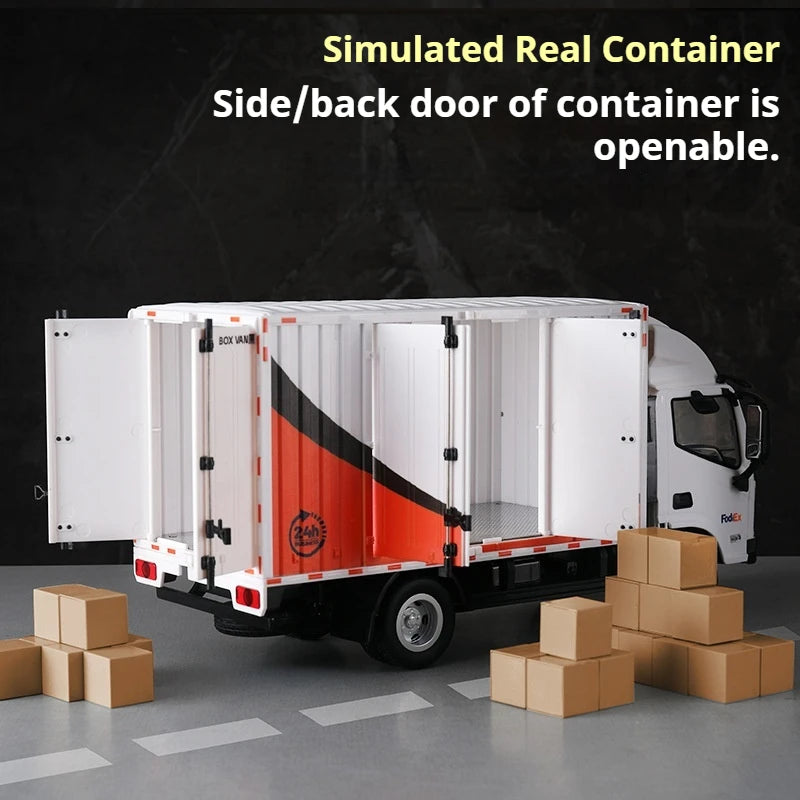 Camion Télécommandé de Livraison 1:18 avec Lumières