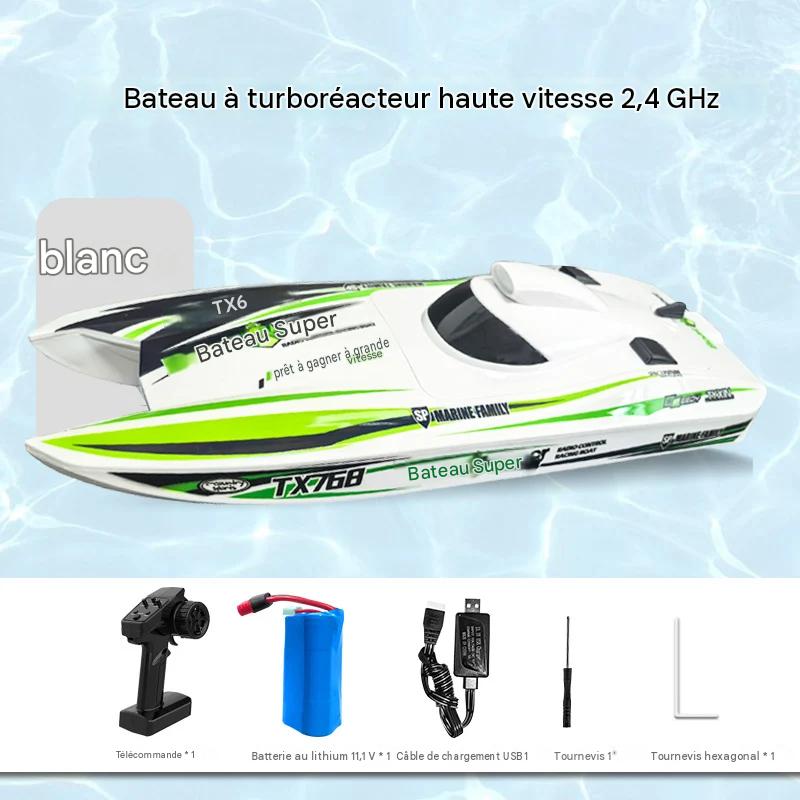 Bateau Télécommandé de Course 30km/h Brushless
