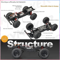 4x4 Télécommandé Crawler Tout Terrain 1:12