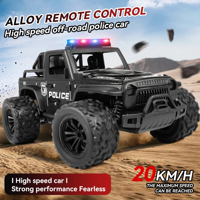 4x4 Télécommandé de Police 1:16 avec Son et LED