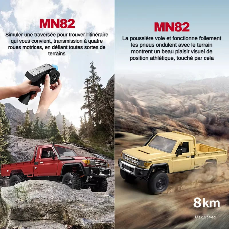 4x4 Télécommandé Pick-up Tout Terrain 1:12