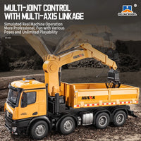 Camion Télécommandé Grue Forestière 1:14 avec Benne
