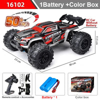 Voiture Télécommandée Monster Truck 1:16 4x4 - 50km/h avec LED