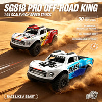 Voiture Télécommandée Tout Terrain 4x4 1:24 - 40km/h Drift Brushless