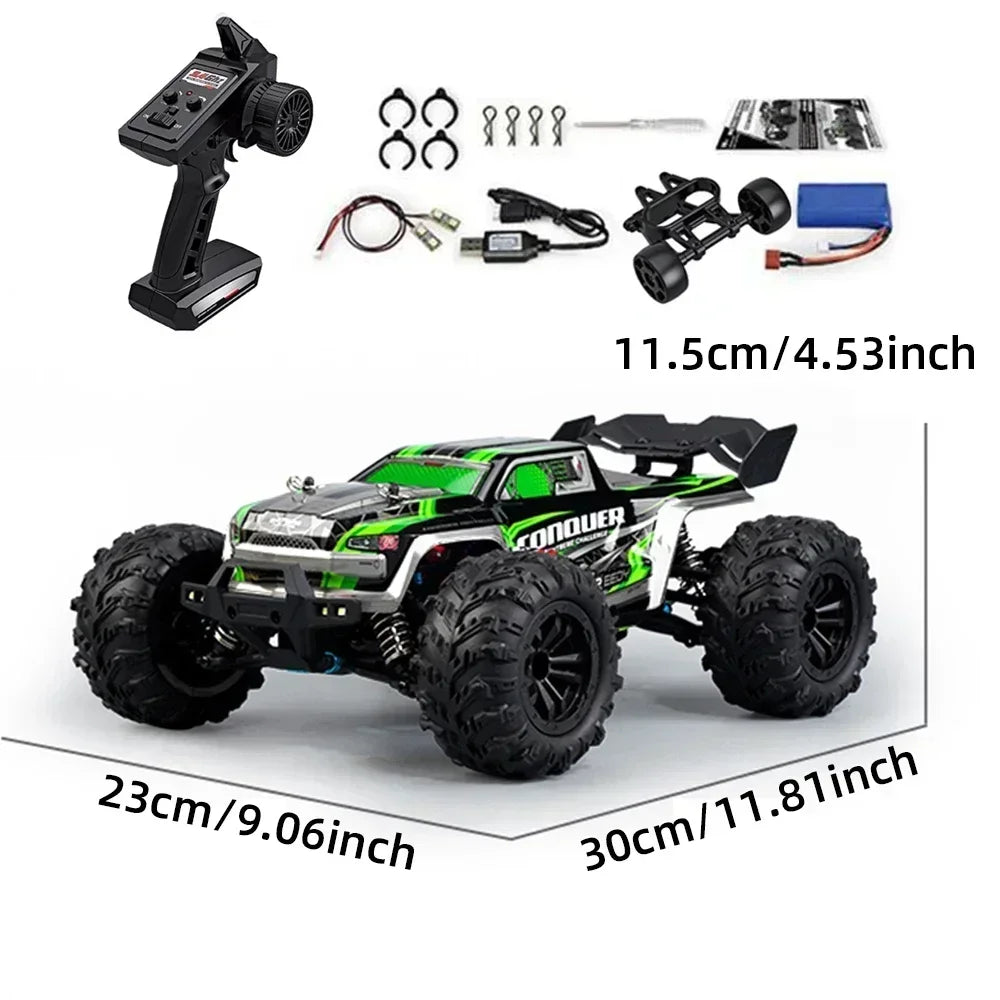 Voiture Télécommandée Monster Truck 1:16 4x4 - 50km/h avec LED
