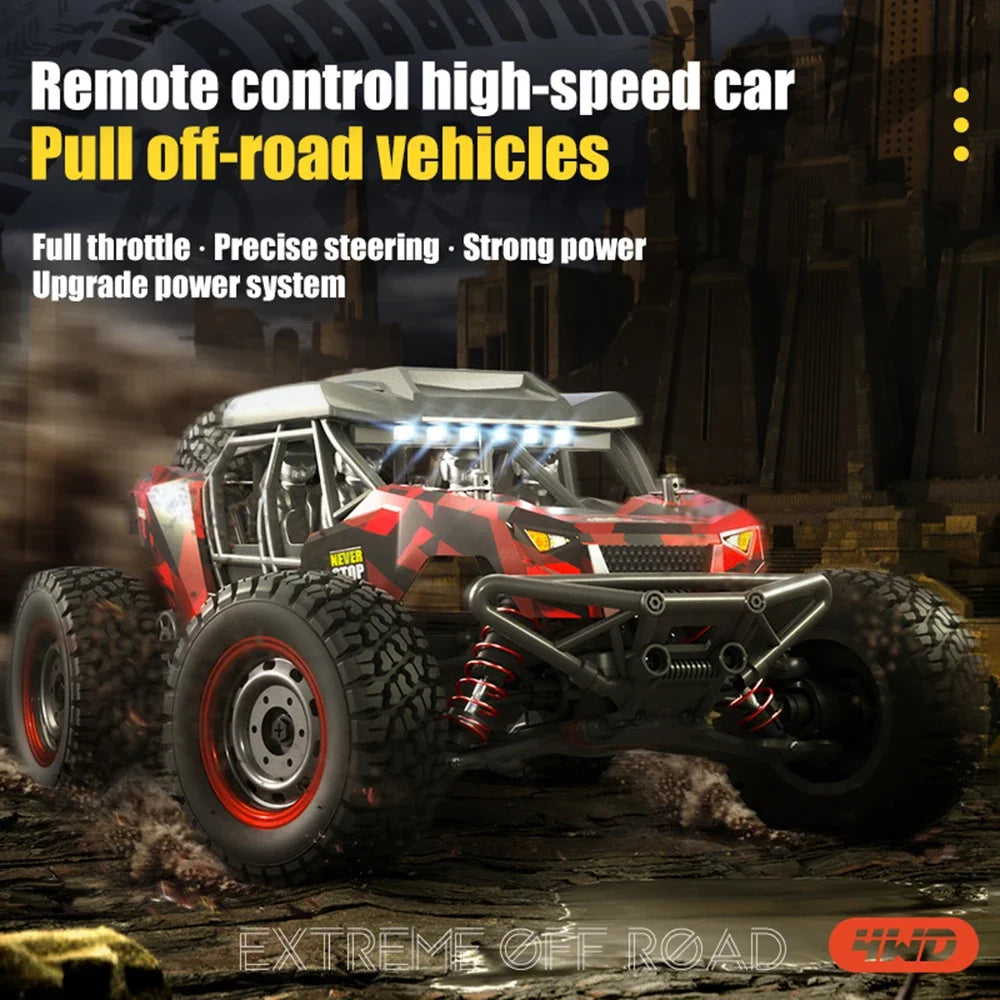 Buggy Télécommandé Tout Terrain 1:16 4x4 - 50km/h avec LED