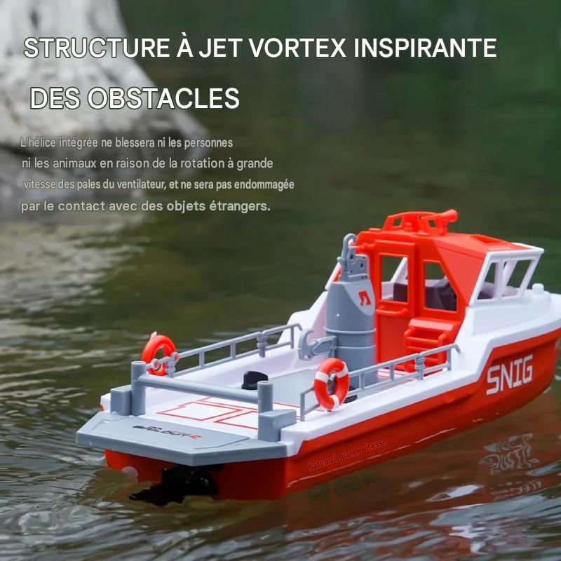 Bateau Télécommandé de Sauvetage 1:32 Brushless