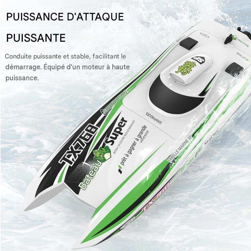 Bateau Télécommandé de Course 30km/h Brushless