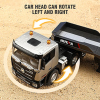 Camion Télécommandé Plateau Porte-Engins 1:24