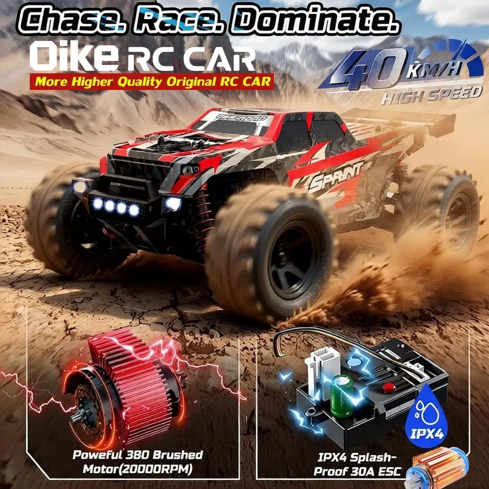 Monster Truck Télécommandé Tout Terrain 4x4 - 40km/h 2.4G