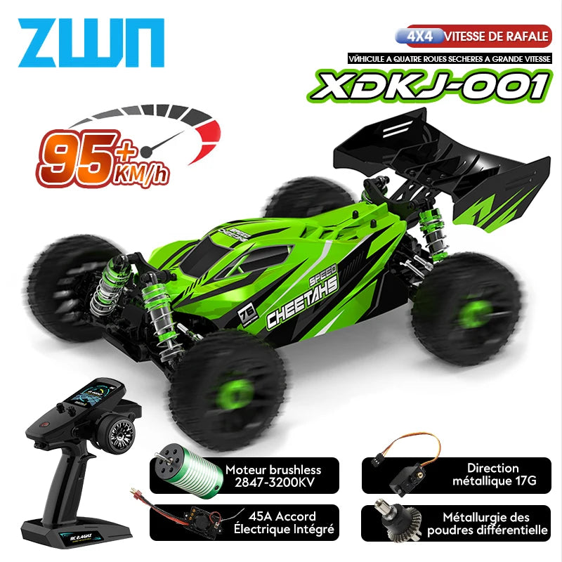 Voiture Télécommandée Drift 4x4 1:14 - 95km/h Brushless