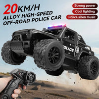 4x4 Télécommandé de Police 1:16 avec Son et LED