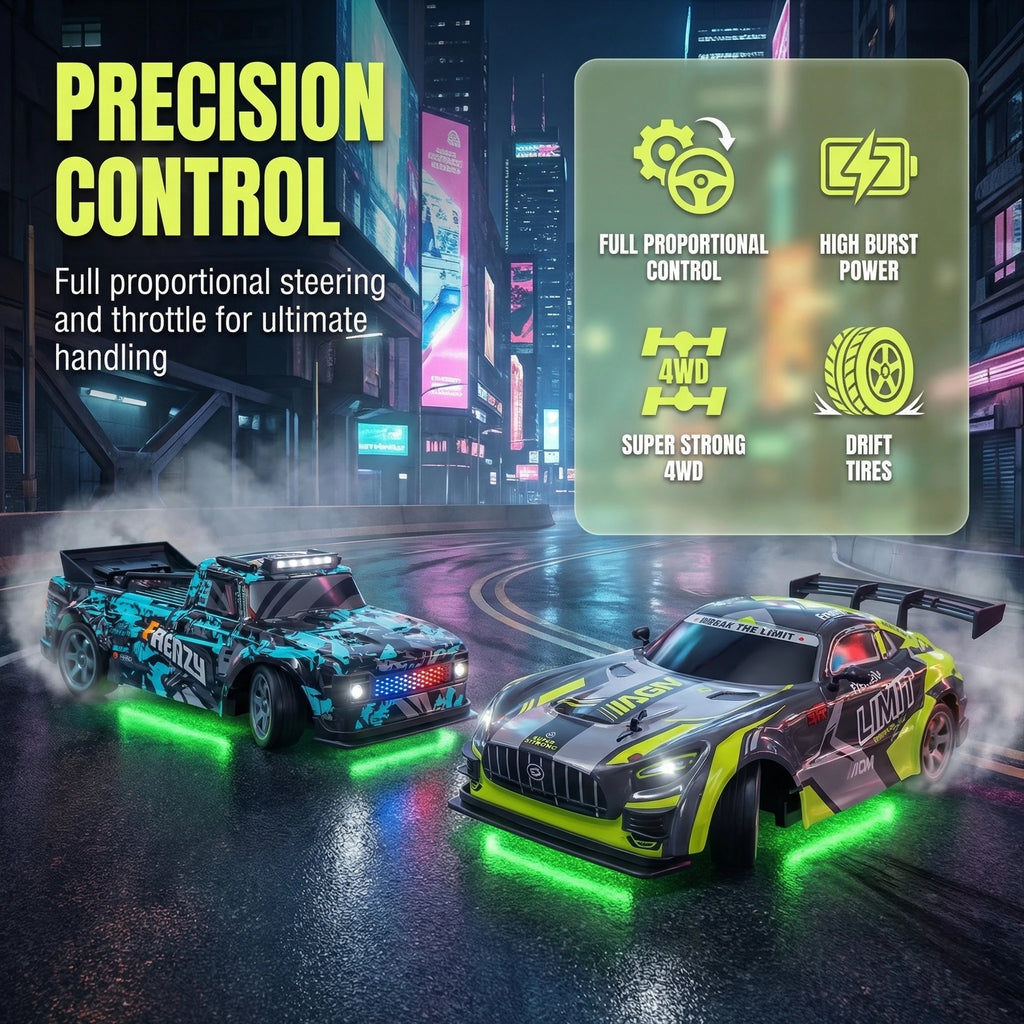 Voiture Télécommandée pour Drift avec Manette Gyroscopique