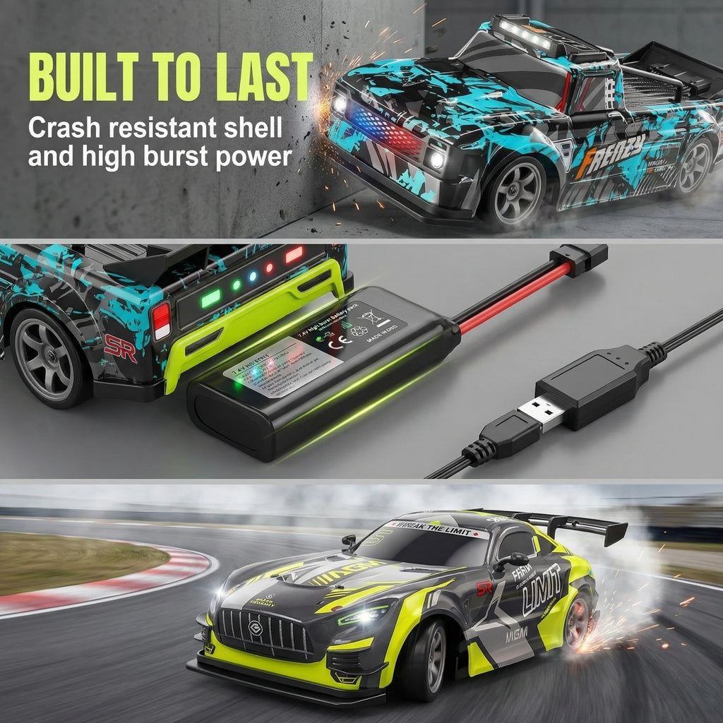 Voiture Télécommandée pour Drift avec Manette Gyroscopique