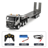 Camion Télécommandé Plateau Porte-Engins 1:24