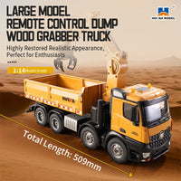 Camion Télécommandé Grue Forestière 1:14 avec Benne