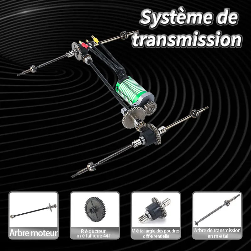 Voiture Télécommandée Drift 4x4 1:14 - 95km/h Brushless