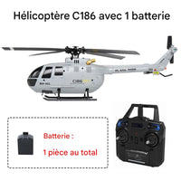 Hélicoptère Télécommandé Stabilisé Gyroscope 6 Axes