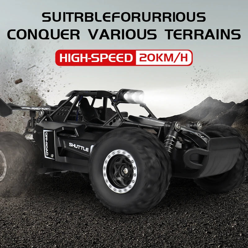 Voiture Télécommandée Tout Terrain avec Éclairage LED